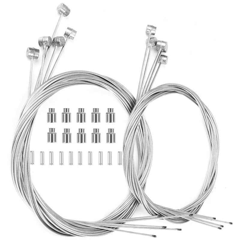 Hapleby 10PCS Premium Bike Brake Cable, Professional Bicycle brake line for Mountain, Free For End Caps and End Ferrule - Image 1